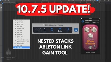 LOGIC PRO 10.7.5 UPDATE - What You Need to Know!