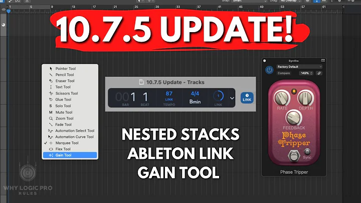 LOGIC PRO 10.7.5 UPDATE - What You Need to Know!