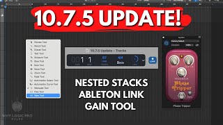LOGIC PRO 10.7.5 UPDATE - What You Need to Know!