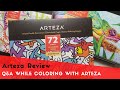 Color With Me Using Arteza Coloring Books | Arteza Inkonic Pens & Colored Pencils | Q & A