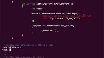 Curso de Java em Linux e Windows - [Aula 31]   Exemplo de JToolBar