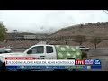 Flooding along Mesa Street near Montecillo