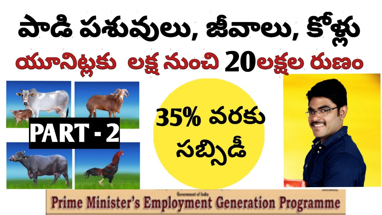 loans for dairy sheep goat and poultry farms Pmegp Part 2 YouTube