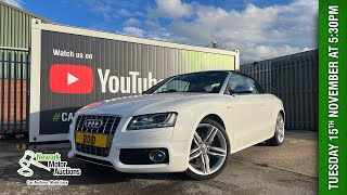 2010 AUDI S5 V6T QUATTRO AUTO (15/11/22 5:30PM)