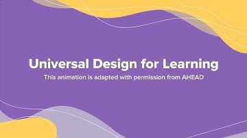 Universal Design For Learning