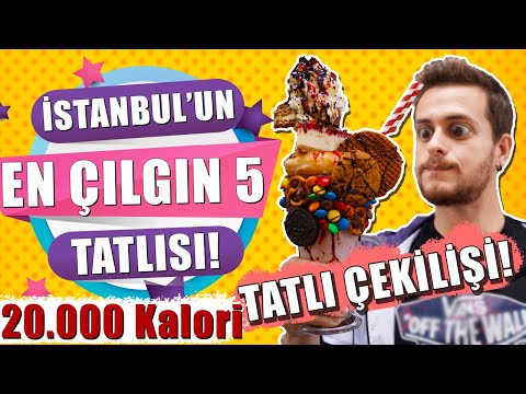 İstanbul'un En İyi 5 Tatlısı! -10 Kişiye Tatlı Ismarlıyorum! #AlperinEnleri