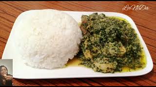 L'Ndolé -  comida africana  - de Cameroun