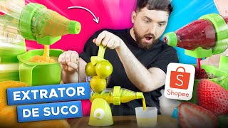 😱 COMPRAS DA SHOPEE PARA COZINHA | Testei Extrator de Suco | Espremedor de Frutas