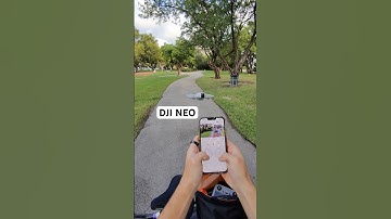 Controlling the DJI Neo with my phone! #djineo #dji #drone