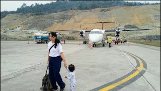 How to reach Gangtok from pakyong airport Sikkim? Travelling with baby from Kolkata to Sikkim