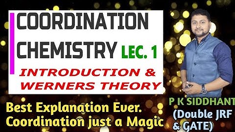 Coordination chemistry lec.1 Werner