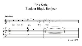 Erik Satie ~1893~ Bonjour Biqui, Bonjour screenshot 5