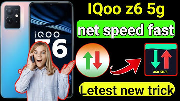IQoo z6 5g net speed fast kaise badaye ||How to fast internet speed in iqoo z6 5g