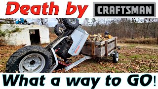 Disaster with the Craftsman GT6000 Mud Mower!