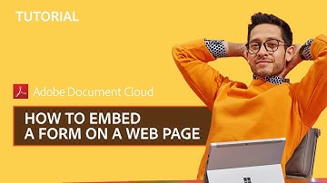 How to embed a form into website or web page: Acrobat Sign tutorial