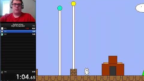 [2:14.28] Syobon action speedrun any% no spacebar