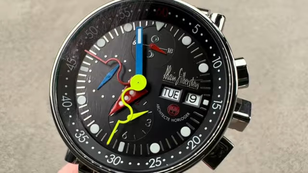 Alain Silberstein Krono Bauhaus Limited Edition Watch Review - YouTube