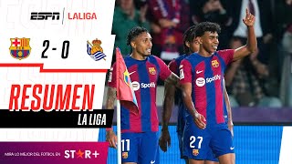 ¡EL CULÉ SE IMPUSO DE LOCAL Y RECUPERÓ EL SEGUNDO PUESTO! | Barcelona 20 Real Sociedad | RESUMEN