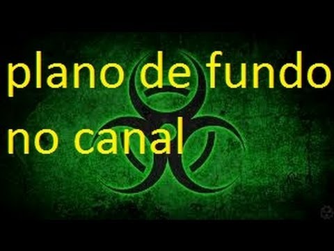 Como Colocar Plano De Fundo No Canal Do Youtube 2013 Youtube