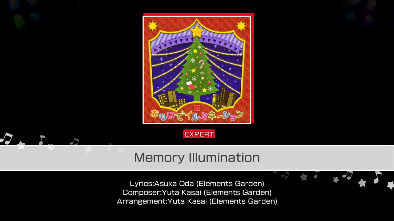 Hello! Happy World! - Memory Illumination VS live event gameplay (Expert full combo)