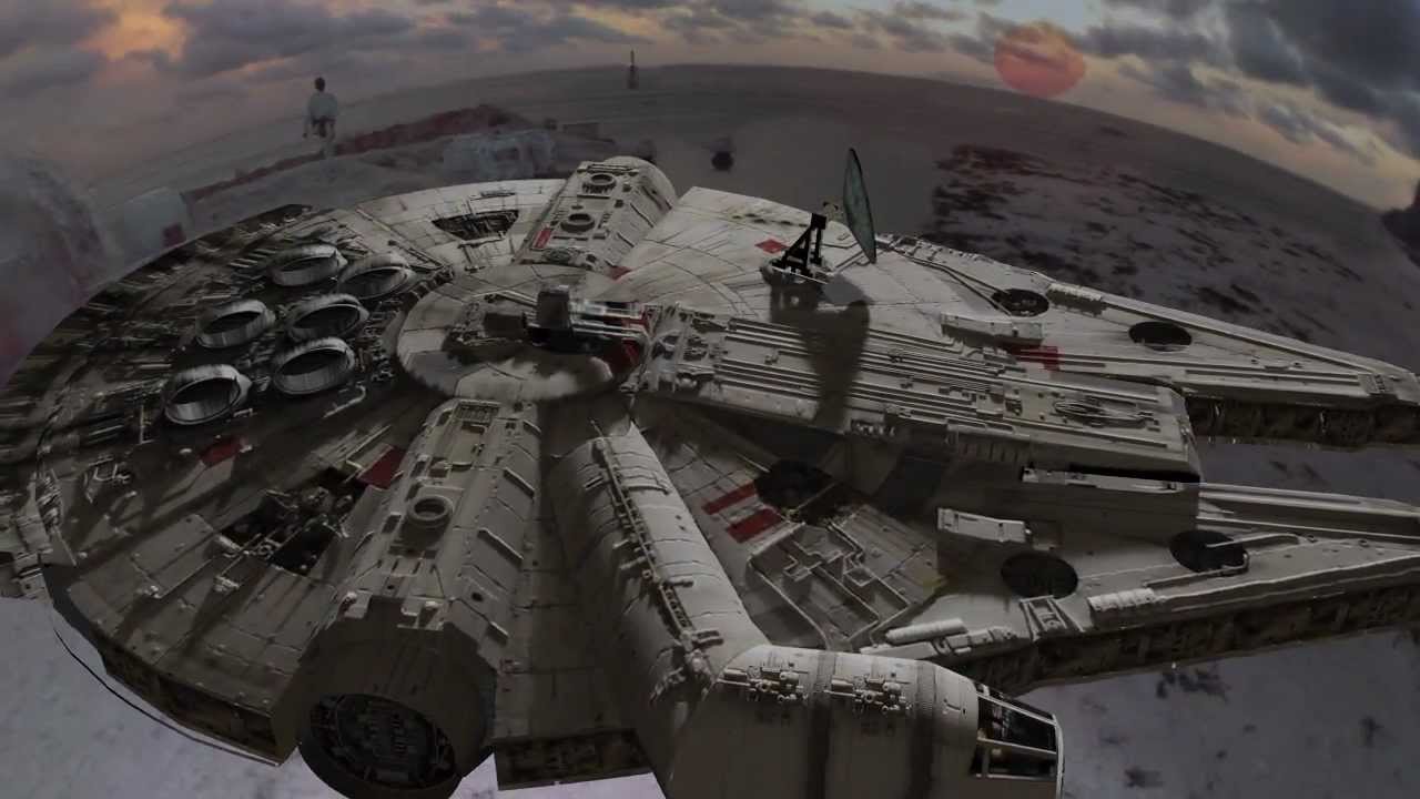 Millennium Falcon 3d Render Youtube