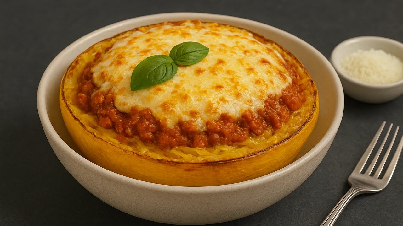 Roasted spaghetti squash bowls are so good, I can literally eat them everyday.