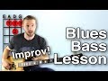 5 Ways To Get Through A Blues Solo On Bass [Blues Bass Lesson - Improv]