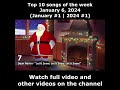 Top 10 songs of the week January 6, 2024 (January #1 | 2024 #1)