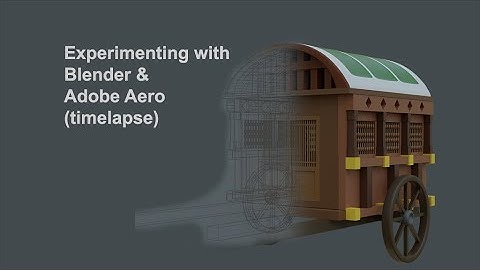 Experimenting with Blender and Adobe Aero