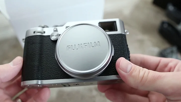 X100F Fujifilm camera -  fast unboxing reveal