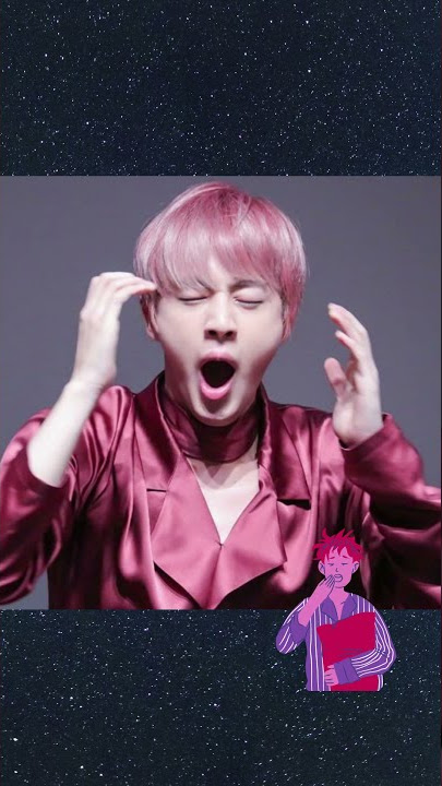 BTS JIN : when Jin yawning - compilation, also JK too #jinkook #bts