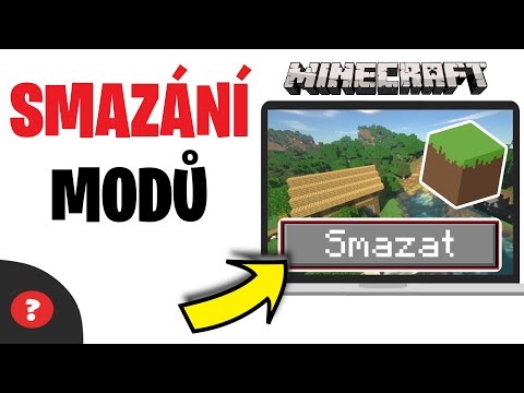 Jak SMAZAT MODY z MINECRAFTU | Návod | Minecraft / Počítač