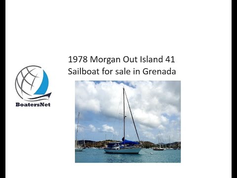 1978 Morgan Out Island 41 Sailboat for sale in Grenada. $58,500. @BoatersNetVideos