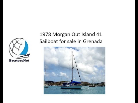 1978 Morgan Out Island 41 Sailboat for sale in Grenada. $58,500.  @BoatersNetVideos