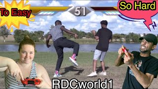 RDCworld1- reaction video how hard fighting games combos use to be.Fun with Will \& Allie (episode 5)