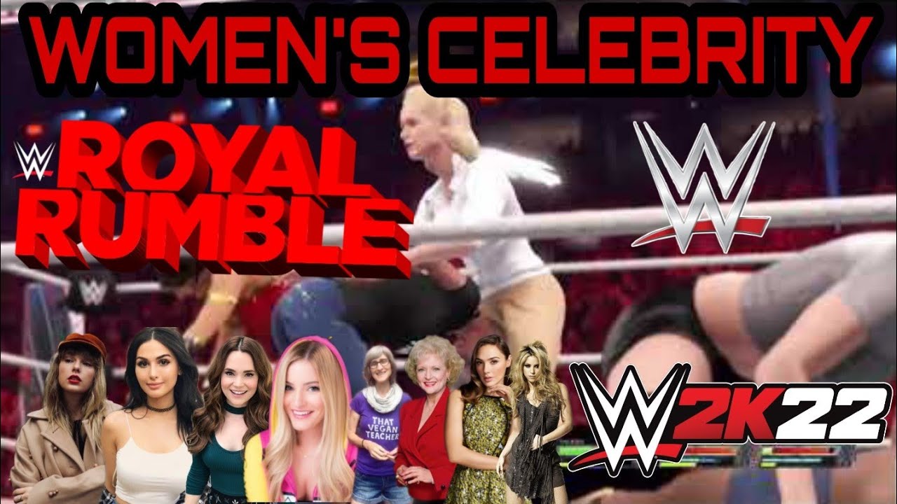 WOMEN'S CELEBRITY ROYAL RUMBLE - WWE 2K22 - YouTube