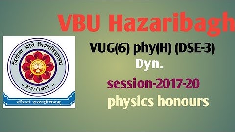 VBU Hazaribagh//physics honours//phy(DSE-3)sem-6//previous year question papers