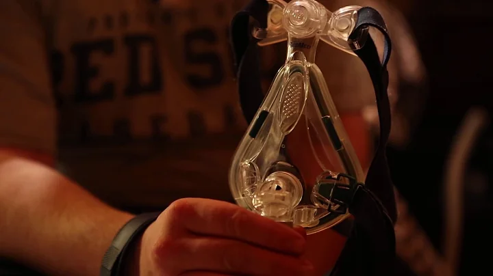 CPAP breathing machine helps Joseph Arsenault with...