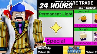 Trading Permanent PORTAL Fruit For 96 Hours.. *Insane Trades* (Blox Fruits)  