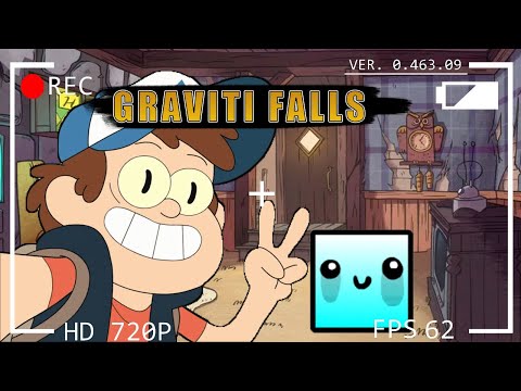 Gravity Falls в Geometry Dash | Гравити Фолс в Геометри Дэш Прохождение уровня