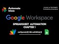 onOpen and onEdit Function in Google Apps Script