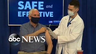 Vice President Mike Pence gets vaccinated on live TV
