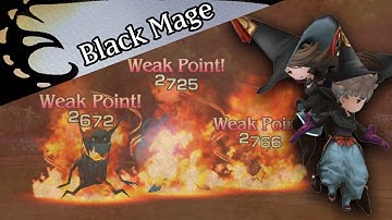 Bravely Default - Black Mage Job Overview