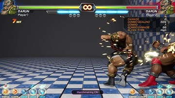 FIGHTING EX LAYER BETA (DEMO) Darun Combo 2