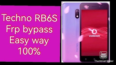 Techno RB6S frp bypass | Remove Gmail account