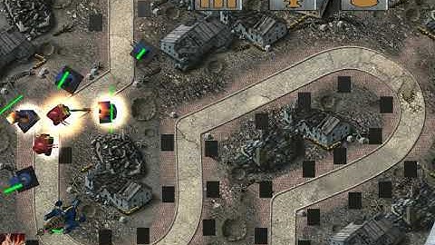 Early prototype : Tower Failing , First Demo Battle View