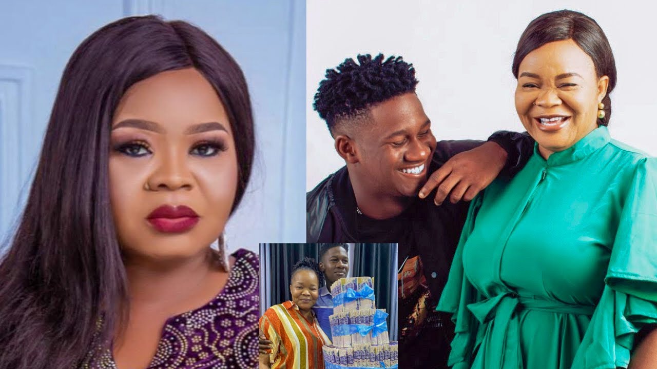 Bimbo Oshin Excitedly Celebrates Her Son's First Birthday Without Her Husband, Fans Reacts…