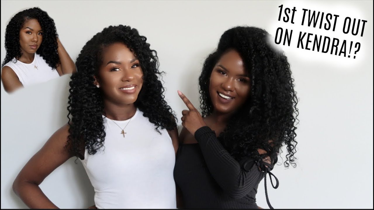 Kendra's First Twist-Out Ever!