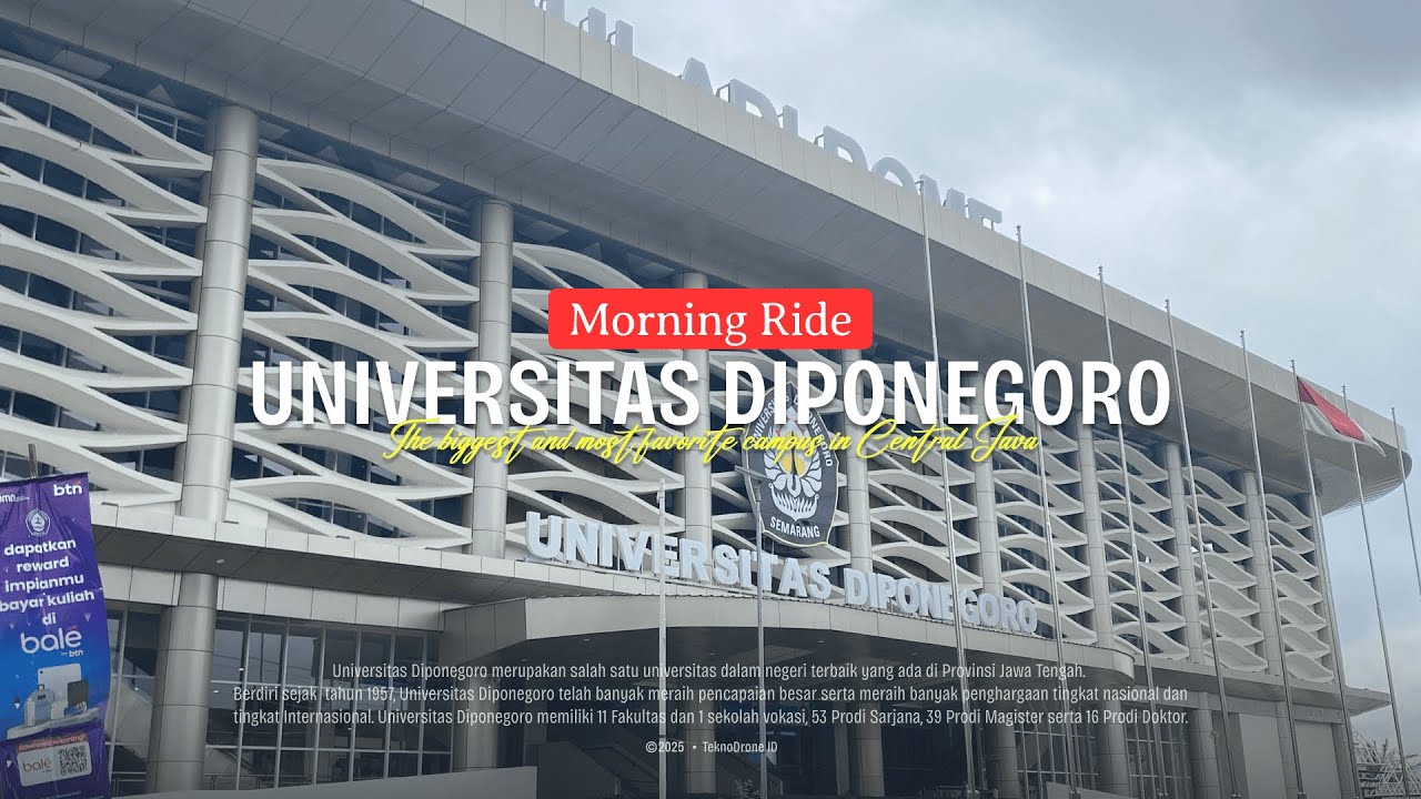 Kondisi Kampus Tembalang Universitas Diponegoro TERBARU di Tahun 2025, Makin Bagus‼️ || CAMPUS TOUR