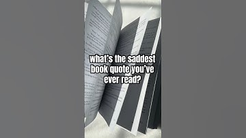 What’s the saddest book quote you’ve ever read? #booktube #booktok #books #reading #bookrecs